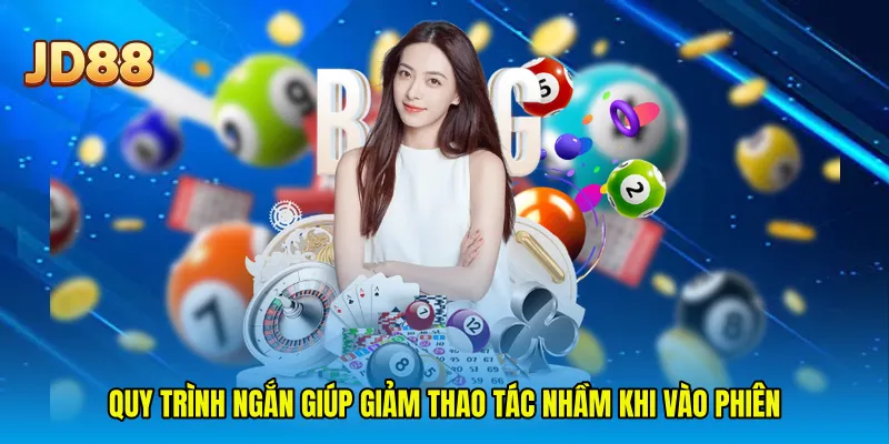 Quy trình ngắn giúp giảm thao tác nhầm khi vào phiên